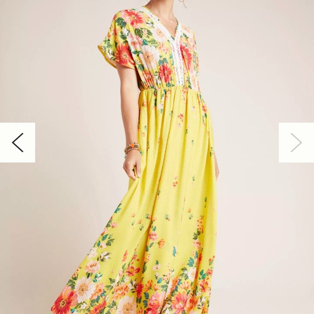 Farm Rio Samara Floral Maxi Dress
